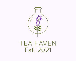 Essential Lavender Oil logo design