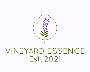 Essential Lavender Oil logo design