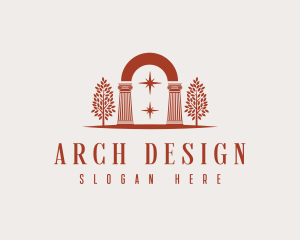 Arch - Architecture Arch Pillar logo design