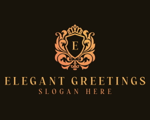 Elegant Shield Upscale logo design