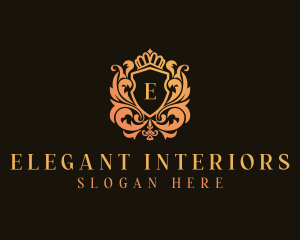 Elegant Shield Upscale logo design