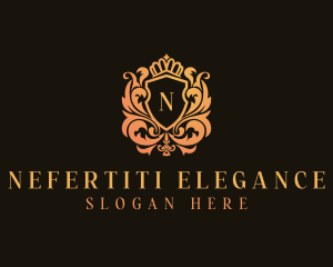 Elegant Shield Upscale logo design