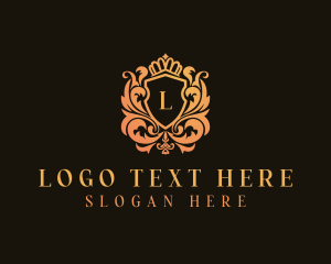 Elegant Shield Upscale logo design