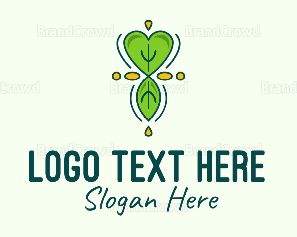 Green Gardening Leaf Logo