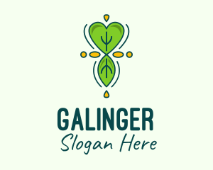 Green Gardening Leaf Logo