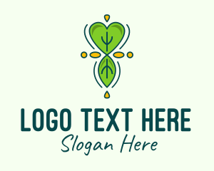 Natural Product - Green Gardening Leaf logo design
