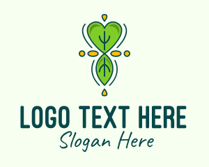 Green Gardening Leaf Logo