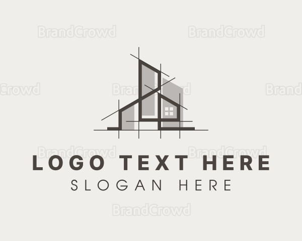 Architect House Building Logo