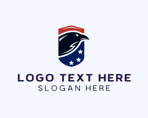 Usa - Star Eagle Bird logo design