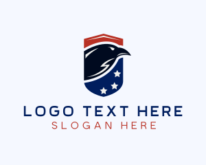 Eagle - Star Eagle Bird logo design