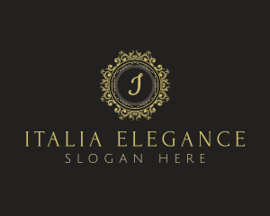 Elegant Floral Ornament  logo design