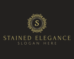 Elegant Floral Ornament  logo design