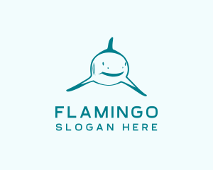 Fishing Shark Aquarium  Logo