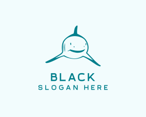 Seafood - Fishing Shark Aquarium logo design