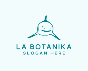 Fishing - Fishing Shark Aquarium logo design