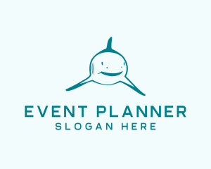 Surf - Fishing Shark Aquarium logo design
