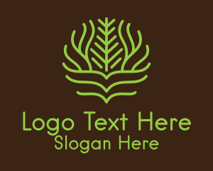 Seedling Art Leaf Vines Logo
