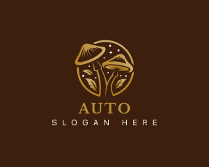 Magic - Mushroom Botanical Fungi logo design