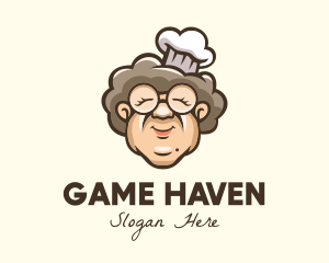 Baker - Grandmother Chef Cook logo design