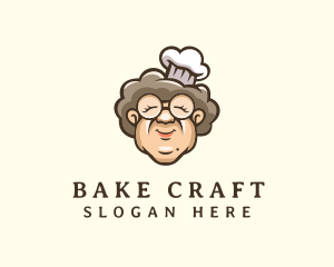 Grandmother Chef Cook logo design