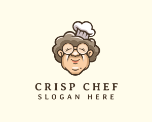 Grandmother Chef Cook logo design