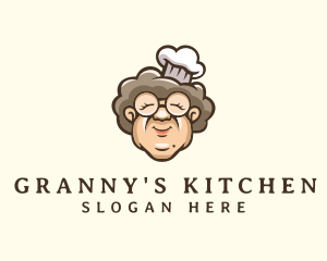 Grandmother Chef Cook logo design