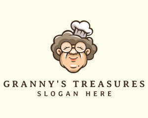 Grandmother Chef Cook logo design