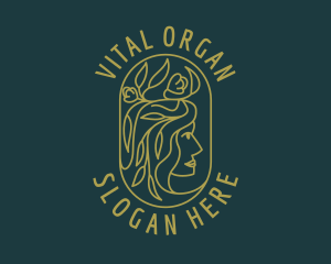 Organic Beauty Female logo design