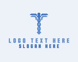 Clinic - Medical Caduceus Hospital logo design