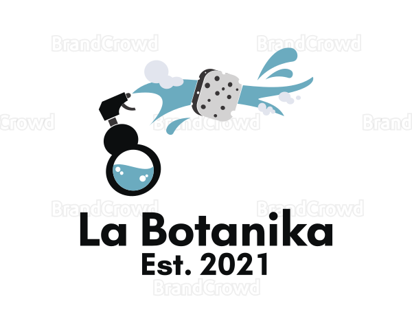 Bottle Spray Cleaner Logo