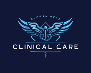 Caduceus Medical Hospital logo design