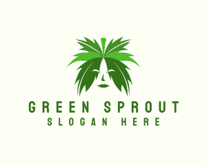 Leaf Natural Cannabis logo design