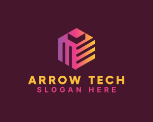 Digital Tech Cube  logo design