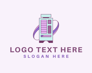 Vendor - Pastel Vending Machine logo design