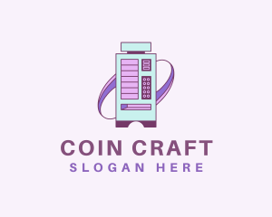 Pastel Vending Machine logo design