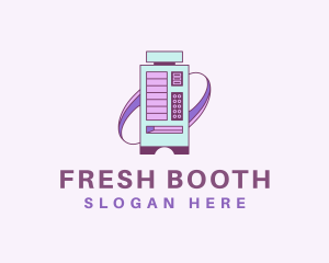 Booth - Pastel Vending Machine logo design