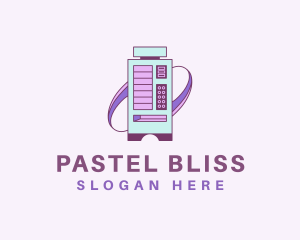 Pastel Vending Machine logo design