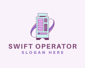 Pastel Vending Machine logo design