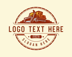 Heavy Machinery - Skid Loader Machinery logo design