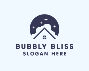 Home Cleaning Bubbles logo design