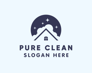 Home Cleaning Bubbles logo design