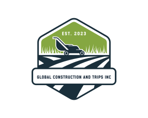 Landscaper - Lawn Mower Grass Cutting logo design