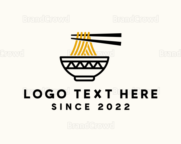 Asian Noodle Soup Logo