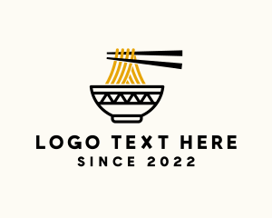 Chinese - Asian Noodle Soup logo design