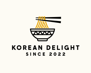 Korean - Asian Noodle Soup logo design