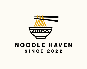 Noodle - Asian Noodle Soup logo design