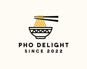 Asian Noodle Soup logo design