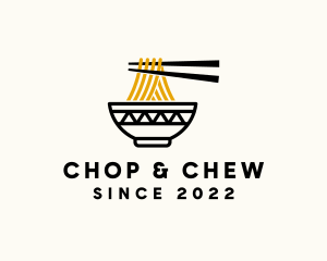 Bowls - Asian Noodle Soup logo design