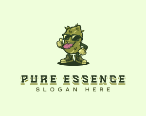 Essence - Marijuana Weed Cannabis logo design