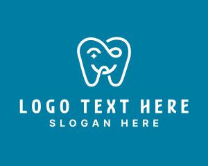 Oral Care - Tooth Dental Orthodontist logo design